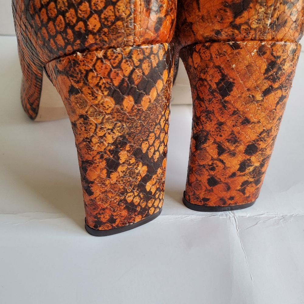 MIISTA Marcelle Snakeskin Boots 39 - Picture 12 of 15